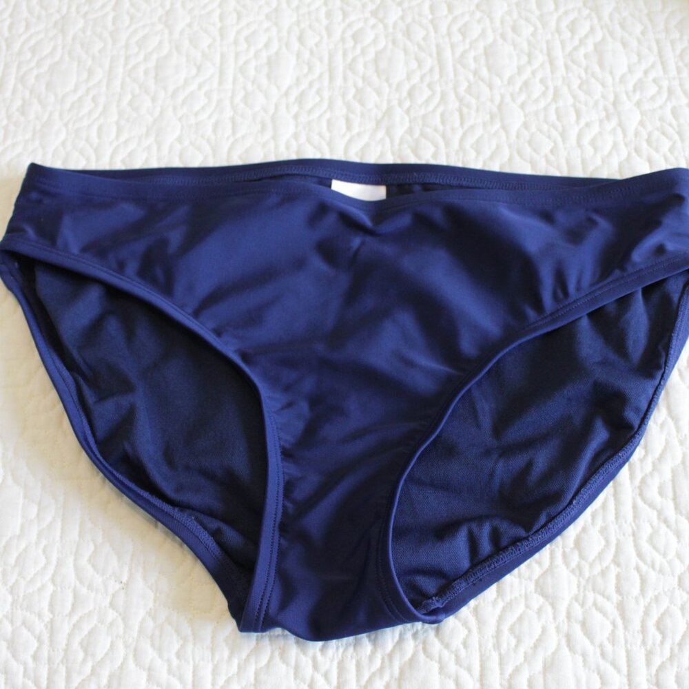 Shade & Shore navy bikini bottoms only